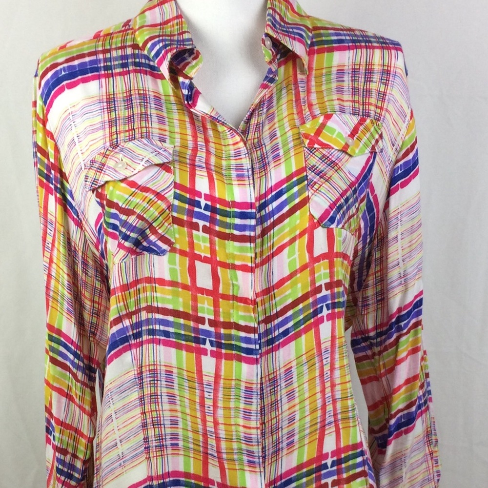 Cabi Style 797 sz L button down long sleeve